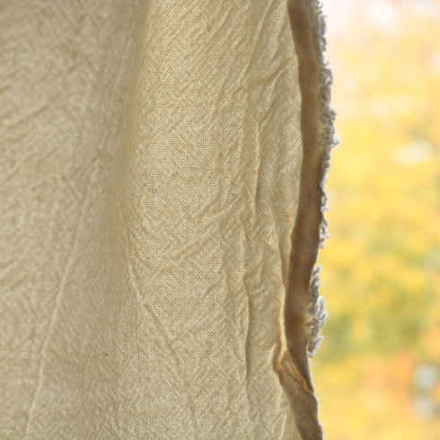 Draperii semi-transparente din bumbac fiert, naturale si unice