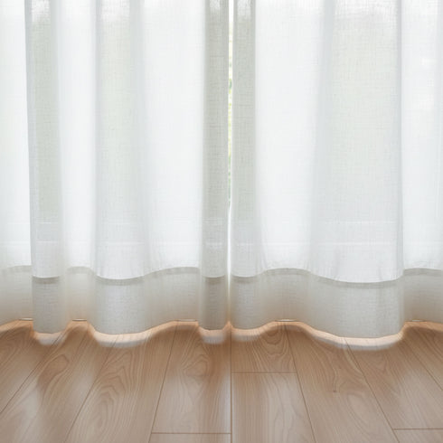 Draperii semi-transparente din bumbac. Un văl de lumină și intimitate