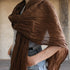 Scarf made of woven fabric, scarves made of natural fabrics