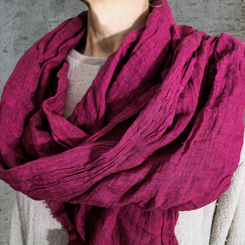 Esarfa din tesaturi naturale, esarfa din in subtire, moale