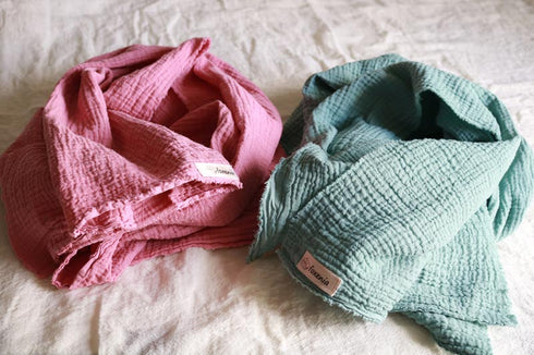 Esarfa din muselina spumoasa din bumbac