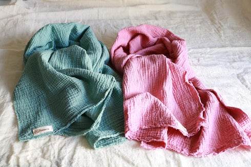 Esarfa din muselina spumoasa din bumbac