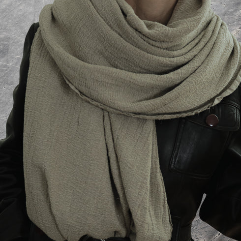 Fular unisex din cânepă moale. Șal moale si elegant