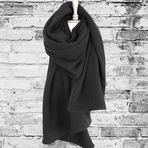 Fular din muselină moale de bumbac- accesoriul eleganței