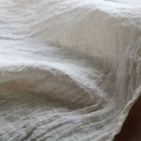 Perdele semi-transparente si extra-large din pânza creponata amestec de cânepă și bumbac