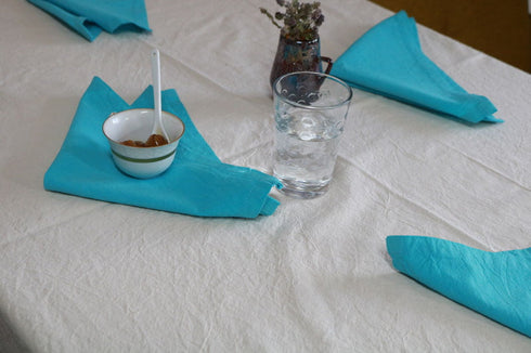 Fața de masa si servetele pentru decorarea mesei de sarbatoare