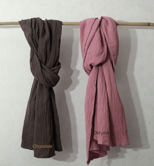 Fular din muselină moale de bumbac- accesoriul eleganței