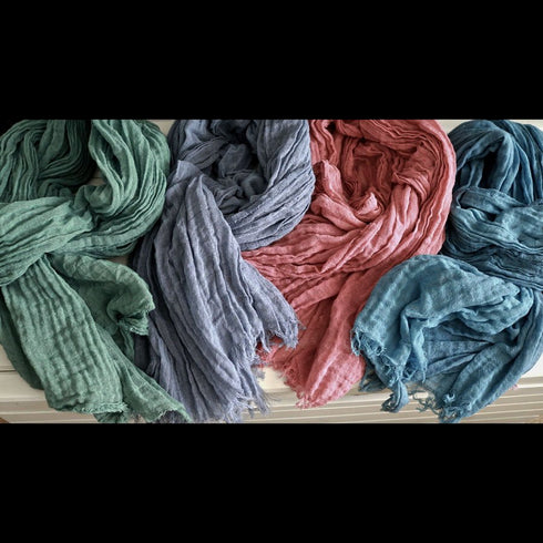 Esarfa boho din bumbac fiert