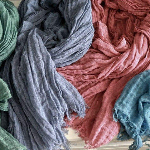 Esarfa boho din bumbac fiert