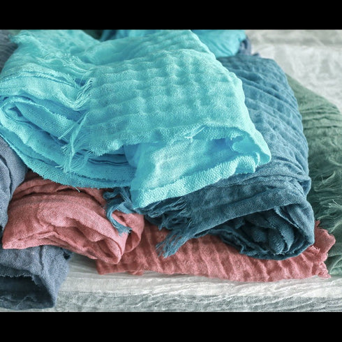 Esarfa boho din bumbac fiert