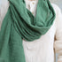 Scarf made of woven fabric, scarves made of natural fabrics