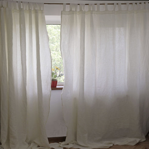 Draperies from IN. Draperies made of natural fabrics.