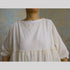 Boiled Cotton Ruffle Summer Dress/Beach Dress/Slim Dress for Evening Beach Walk