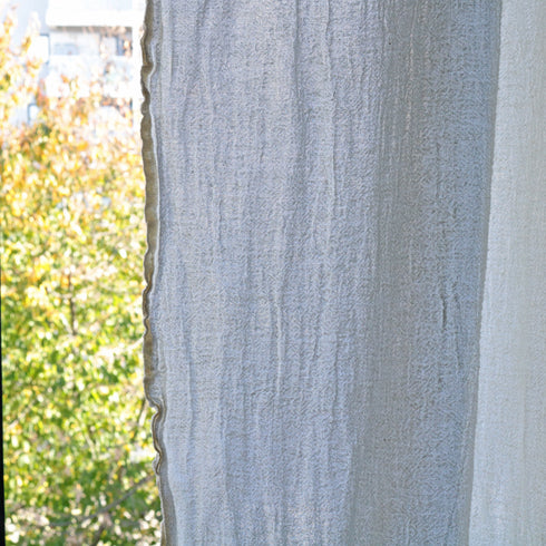 Draperie Rustică din Cânepă și Bumbac