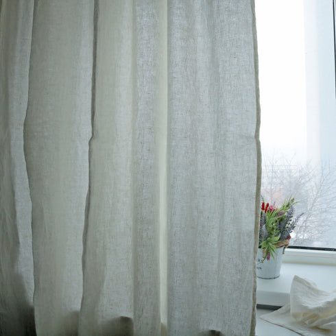 Draperii din IN semi-opace. Draperii din tesaturi naturale.