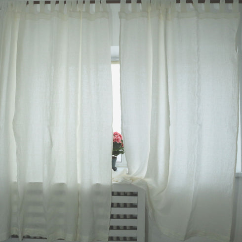 Draperies from IN. Draperies made of natural fabrics.