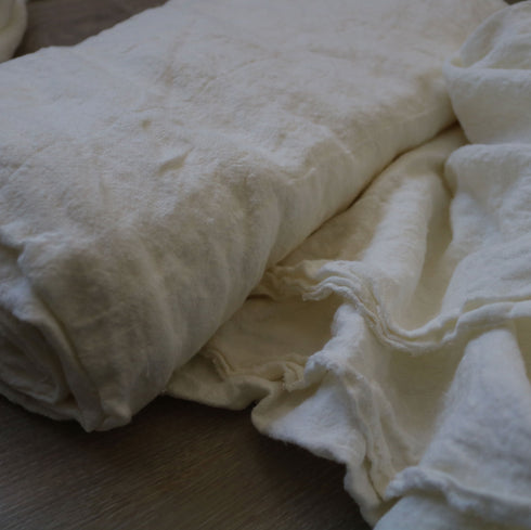 In pur topit ivory – Finețe naturală la lățime generoasă, 200 cm