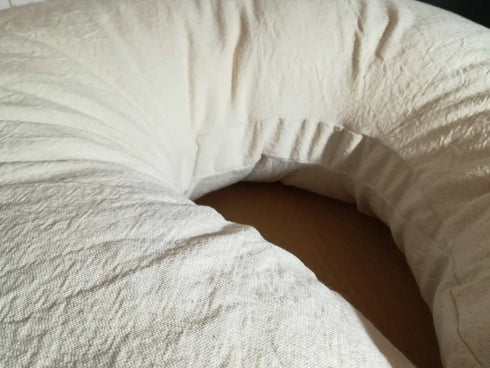 Perna Clepsidra cu fata din panza de casa naturala