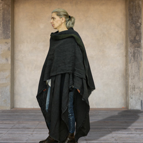 Poncho medieval cu deschidere in fața. Pelerina dama. Pelerina barbati