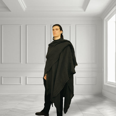 Poncho medieval cu deschidere in fața. Pelerina dama. Pelerina barbati