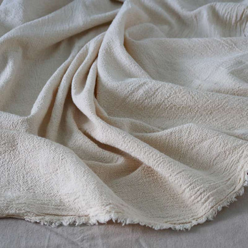 Patura din teasatura topita din bumbac cu aspect vintage