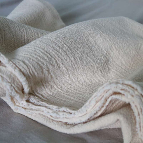 Patura din teasatura topita din bumbac cu aspect vintage