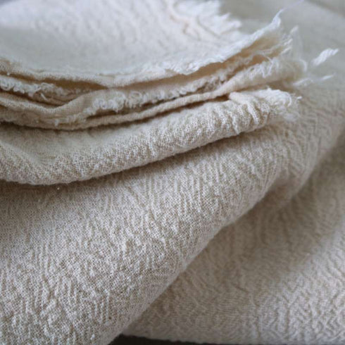 Patura din teasatura topita din bumbac cu aspect vintage