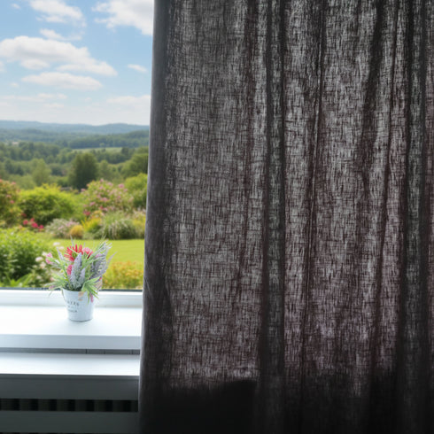 Draperies from IN. Draperies made of natural fabrics.